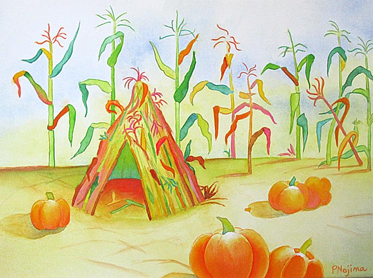 Corn Tepee
